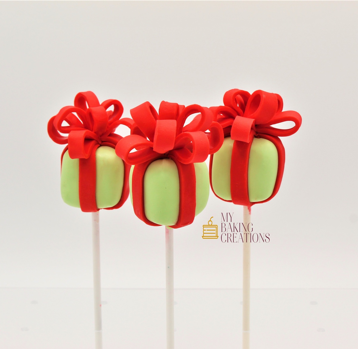 Custom gift box themed cake pops Bay Area bakery